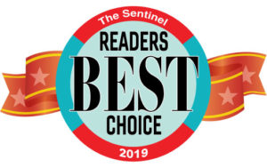 The Sentinel Readers Choice BEST award 2019 LOGO
