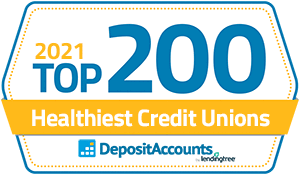 2021 Top 200 Healthiest Credit Union- Deposit Accounts