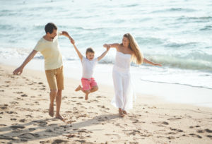 Family on the Beach