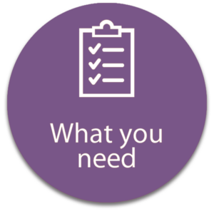 what you need